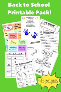 Back-to-School Printables Pack!