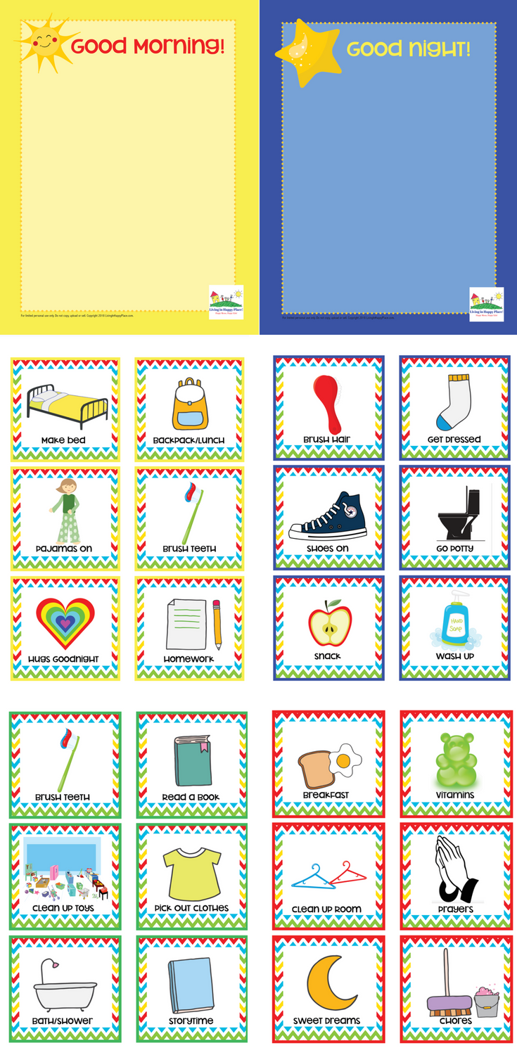 Routine Cards for Kids (and Mom!)